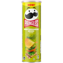 PRINGLES Viduržemio jūros žolelės bulvių traškučiai 165g