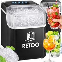 RETOO ledukų gaminimo aparatas, 85 W, 12 kg/24 val., tylus veikimas, sidabrinis