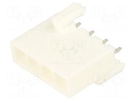 Connector: wire-board | socket | male | PIN: 4 | Mini-Fit Jr | straight