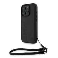 BMW Leather Signature and Strap Case for Apple iPhone 16 Pro