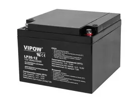 Gel Battery VIPOW 12V 26Ah