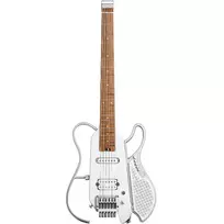 DONNER-HUSH-X-LIVE-WHITE – Elektrinė gitara su įmontuotu garsiakalbiu