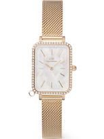 Daniel Wellington DW00100749 Ladies Watch Quadro Charm Bezel 26mm 3ATM - Laikrodis moterims