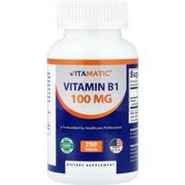 Vitamatic, Vitaminas B1, 100 mg, 250 tablečių