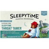 Celestial Seasonings, Sveikatingumo arbata, mieguistas gerklės tramdytojas®, be kofeino, 20 arbatos maišelių, 1.2 oz (34 g)