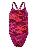 Speedo - Hyperboom Print Medalist Swimsuit - Maudymosi kostiumėlis - Rožinė