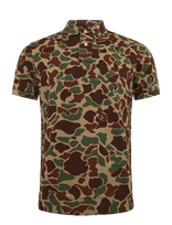 Polo Ralph Lauren - Custom Slim Fit Camo Mesh Polo Shirt - Marškinėliai trumpomis rankovėmis - Smėlio