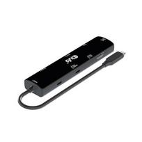 USB-C (USB4) Club3D USB šakotuvas, 6-in-1 šakotuvas su HDMI 8K60Hz/4K120Hz, 2xUSB-A, RJ45 ir 2xUSB-C, 1xData, 1xPD - įkrovimas 100W