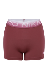 Nike - Nike Pro Dri-Fit 3In Short - Treniruočių šortai - Burgundiška splava