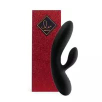 FeelzToys Lea Black Glitter Dual-Motor