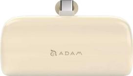 Adam Elements Gravity P5C Pocket Power Bank 5000 mAh, Beige | AEAPBADGVP5CMT | 4710343473862