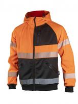 Hoodie 4470R+ hi-vis CL2, orange/black L, Dimex