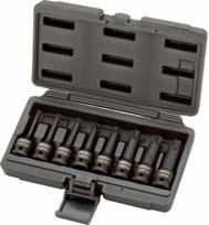 Smūginių galvučių komplektas ½" Torx T30-T80 8 vnt., KS Tools