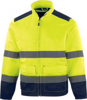 Working jacket M1VE2 hi-vis CL2, yellow/dark blue L, Delta Plus