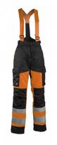 Winter Hi-Vis Bib-trousers 6178, women, orange/black L, Dimex