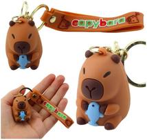Lean Toys Pakabukas raktams silikoninis bebras su delfinu