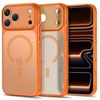 Tech-Protect MagPrime MagSafe CC case for iPhone 18 Pro / 17 Pro - matte orange