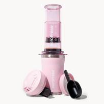 Kavos ruošimo aparatas AEROPRESS Go Plus su rožiniu termo puodeliu 475 ml