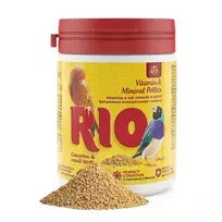 RIO vitaminų ir mineralų granulės kanarėlėms, egzotiniams kitiems mažiems paukščiams, 120 g
