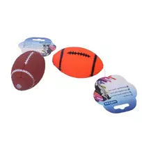 Nobleza žaislas gyvūnui, amerikietiško futbolo kamuolys, įvairių spalvų, 11.5x6.2x6cm