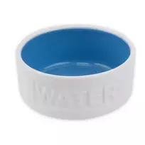 HAP keramikinis dubenėlis šuniui WATER, baltas 390ml