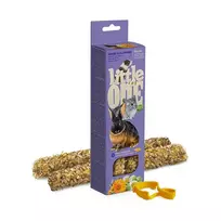 Little one lazdelės jūrų kiaulytėms, triušiams ir šinšiloms su žolėmis ir gėlėmis, 2x55 g