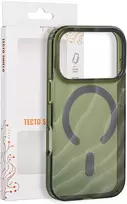 Tecto Shield Desert Mag dėklas, skirtas iPhone 17 Pro 6,3' / iPhone 18 Pro 6,3', tamsiai alyvuogių spalvos