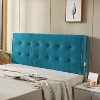 Modern Bedside Cushion High Rebound Bed Head Pillow All -Inclusive Queen Size Short Plush Headboard Cover With Sponge Headboard 150x60x8cm