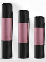 Yoga Mat & Accessories Set: TPE Mat, NBR Storage Bag, Foam Roller, Custom Logo 40*25 (Fits 30-33 Length Yoga Column) gray