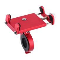 Universals Bike Phone Mount With Silicones Pad Durability Cycling Phone Holder for Various Smartphone Models raudona