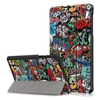 Dėklas Samsung Galaxy Tab A A2 10.5 T590 T595 A9 Plus 11 S9 FE A 8 A8 Case SM-X200 S6 Lite Sulankstomas stovas Dangtelis Planšetė A9+ Tab A T290 T295 8in black