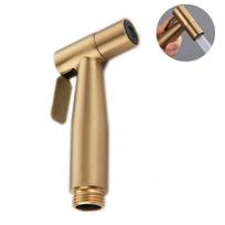 High Quality Stainless Steel Handheld Toilet Bidets Sprayer Shattaf Set Perfect for Diaper Spraying and Washing beige
