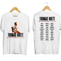 Thomas Rhett Better In Boots Tour 2026 T-shirt size S-5XL XXL white