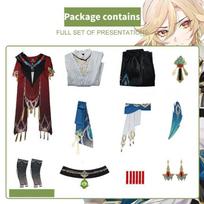 Christmas Genshin Impact Kavvi Costume Outfit S