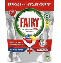 FAIRY Kapsułki PLATINUM PLUS 40szt do zmywarki Lemon 620g
