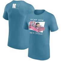 Unisexs Light Blue Kit Wilson Dump Him TShirt 3D Printed Sports Quick Drying Short Sleeve Top Daily Casual Plus Size TShirt 5XL 4XL gray