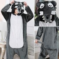 Gyvūnų katės Tigras Kigurumi Vienaragis Onesie suaugusiems paaugliams, moterims, vyrams, pižamoms, juokingoms flanelinėms, šiltoms, minkštoms miegui. S black