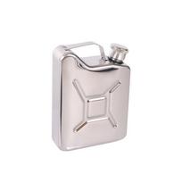 5oz Stainless Steel Hip Flask Whisky Bottle Alcohol Liquor Pocket Flagon Single Transparent Glass Window