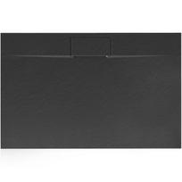 Dušo Padėklas Rea Bazalt Long 90X120 Black 90X120X2,5CM