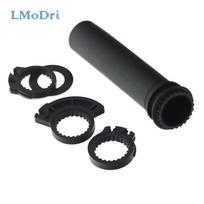 LMoDri Wholesale Universal 22mm Motorcycle Plastic Twist Throttle Grip Moped Scooter Dirt Bike 7/8  Handlebars Accelerator gray