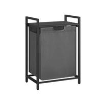 Pesukorv 50x33x72 cm, juodas, koridorius
