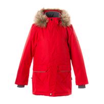 Huppa Berniukų žieminė parka VESPER 4, RED, 128 cm