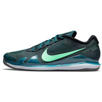 Nike Court Air Zoom Vapor Pro Shock Absorbating Durable Low Top Tennis Shoes Men's Sneakers Blue Green CZ0219-324 45 black