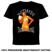Thomas hitman Hearns boxing retro vintage  T Shirt S orange
