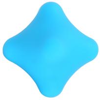 Silicone Hand Muscle Relax Massage   Pain Relief Neck Foot Exercise Fascia blue