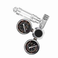 CO2 Regulator Aquarium Dual Gauge Display with Bubble Counter and Check Valve(G5/8)