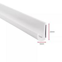 Tear Resistant TPE Water Deflector Strip for RV Car Waterproof Dustproof Anti-aging Sealing Strip White one meter white