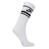 NIKE Socks for Men And Women, Quick-Drying Breathable Sports Socks, Mid-Calf Socks Three-Pair Pack DX5089-103 White M black