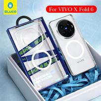 Blueo Case For Vivo X Fold 6 Wireless Charging Back Cover Case for VIVO X FOLD 6 1PC&For VIVO X Fold 6 skaidri