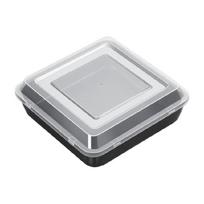 Multipurpose Stainless Steel Nonstick Cake Pan With Lid For Baking And Storing Food Heat Resistant And Dishwasher Safe white